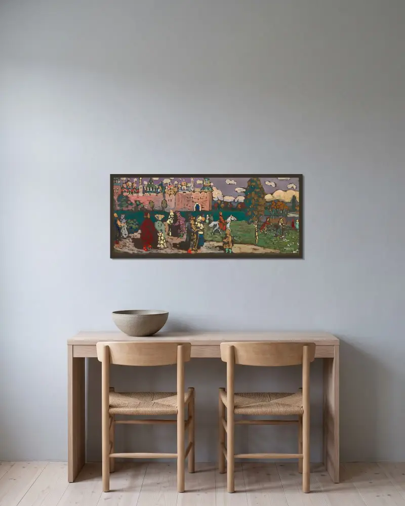 Stara Rosja, Wassily Kandinsky w ramie na ścianie