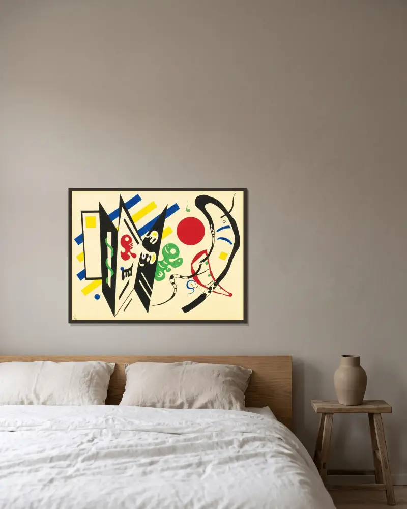Réciproque, Wassily Kandinsky w ramie na ścianie