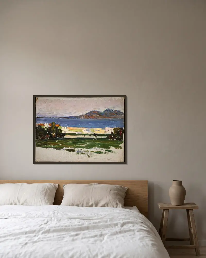 Tunis, záliv, Wassily Kandinsky v rámu na stěně