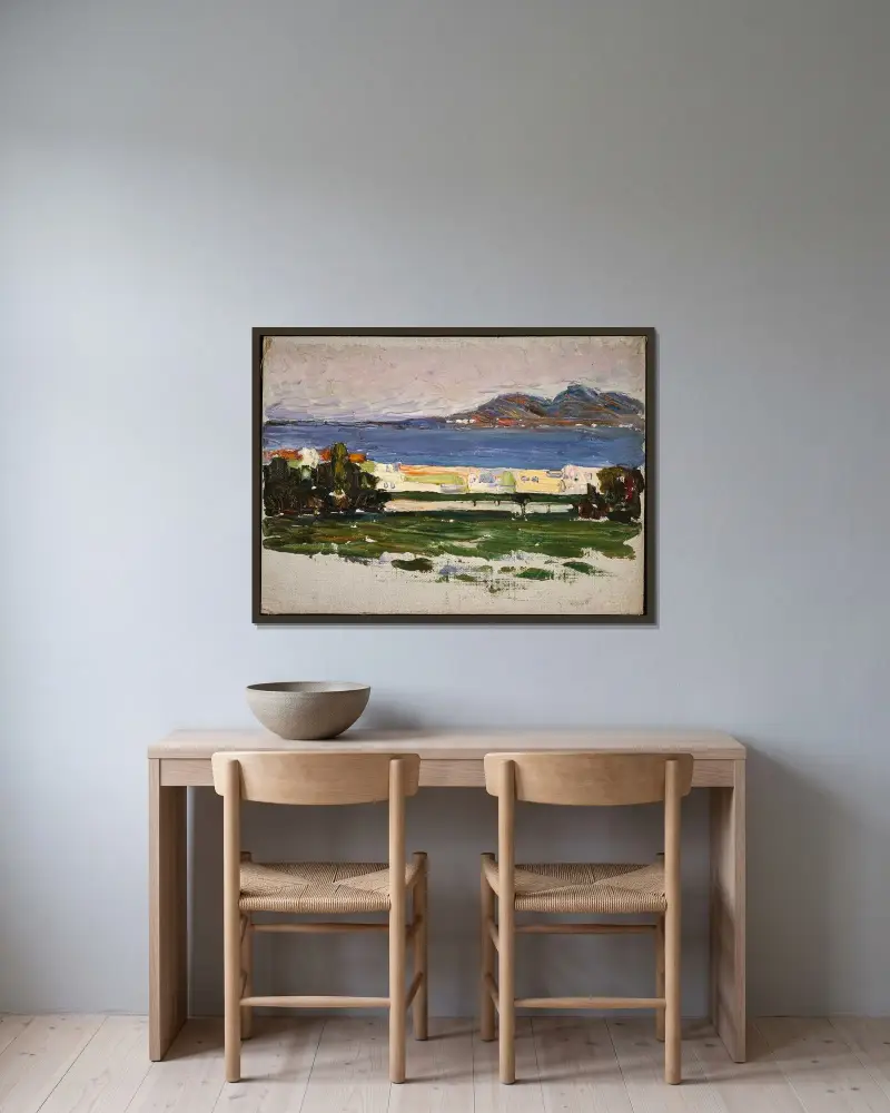 Tunis, záliv, Wassily Kandinsky v rámu na stěně