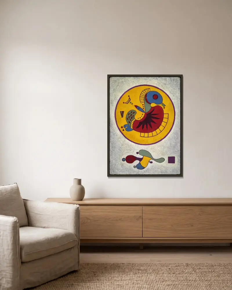 Bez tytułu, 1944, Wassily Kandinsky w ramie na ścianie
