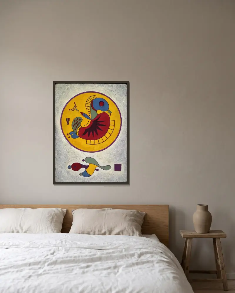 Bez tytułu, 1944, Wassily Kandinsky w ramie na ścianie