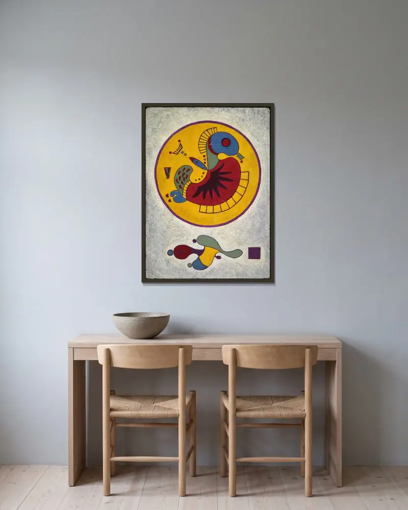 Bez tytułu, 1944, Wassily Kandinsky w ramie na ścianie