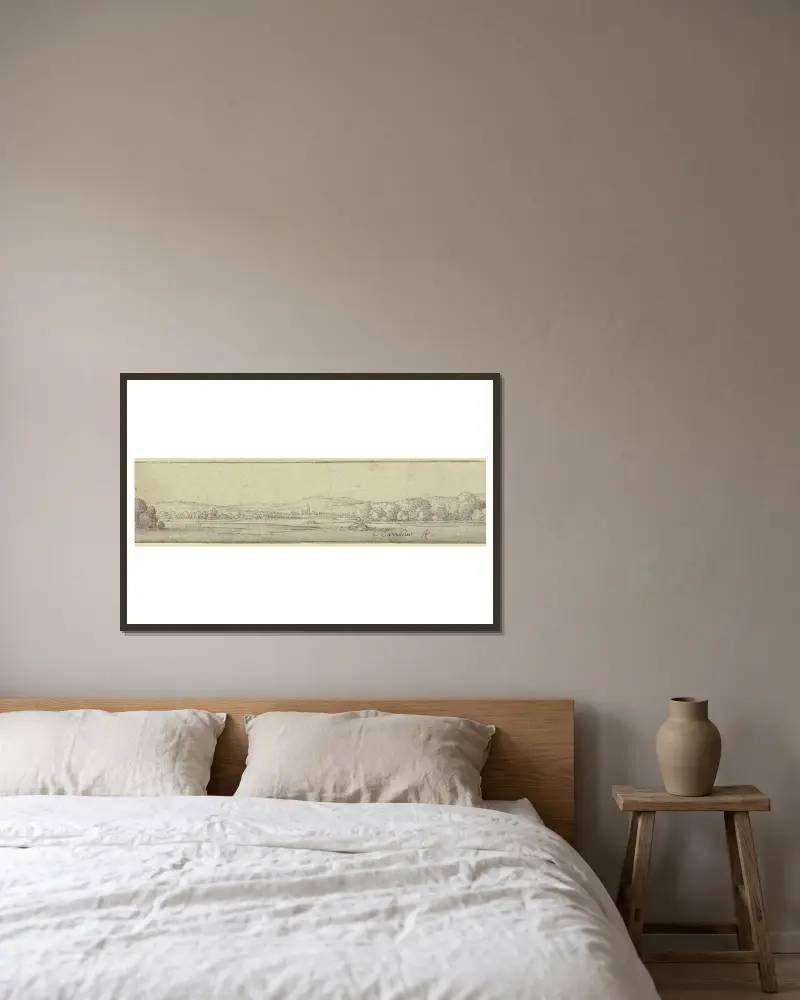 Dunajská krajina, Wenceslaus Hollar v rámu na stěně