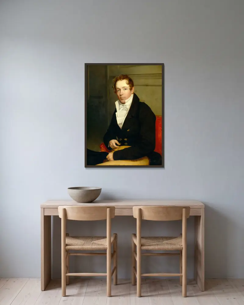Jacob Houseman von John Wesley Jarvis gerahmt an einer Wand