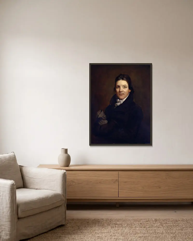 John Randolph av John Wesley Jarvis inramad på en vägg