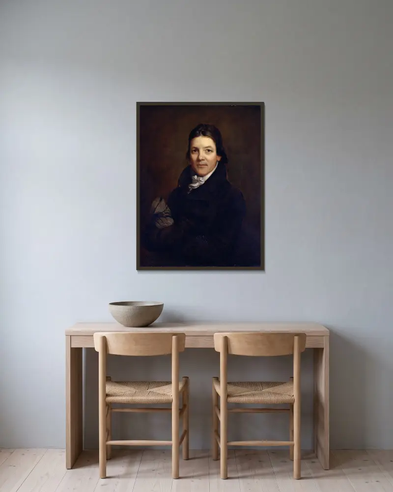 John Randolph av John Wesley Jarvis inramad på en vägg
