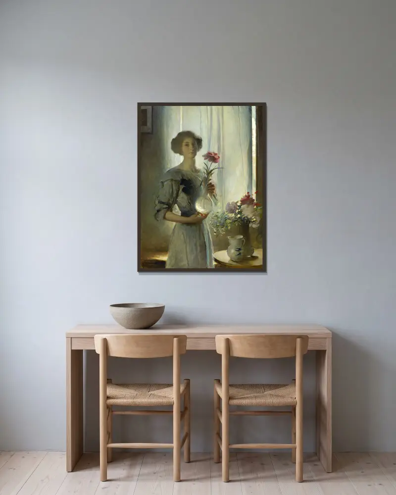 June av John White Alexander inramad på en vägg