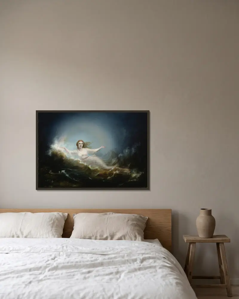 Ilmatar von Robert Wilhelm Ekman gerahmt an einer Wand