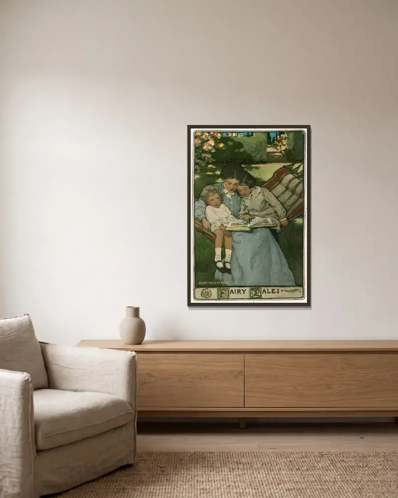 Märchen von Jessie Willcox Smith gerahmt an einer Wand