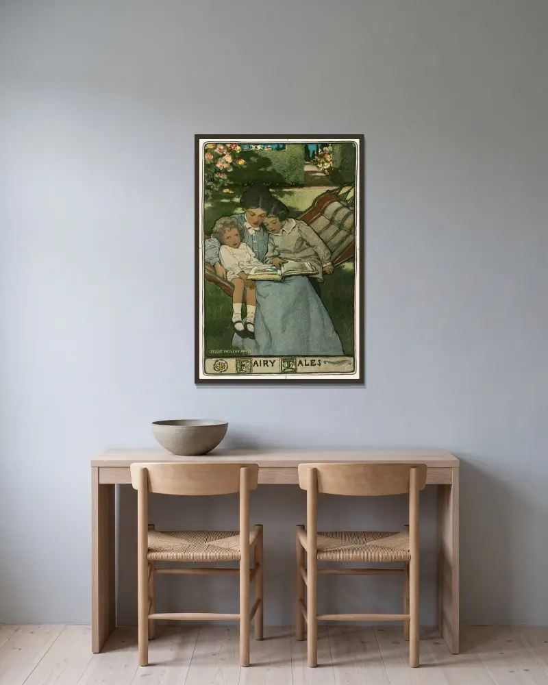 Märchen von Jessie Willcox Smith gerahmt an einer Wand