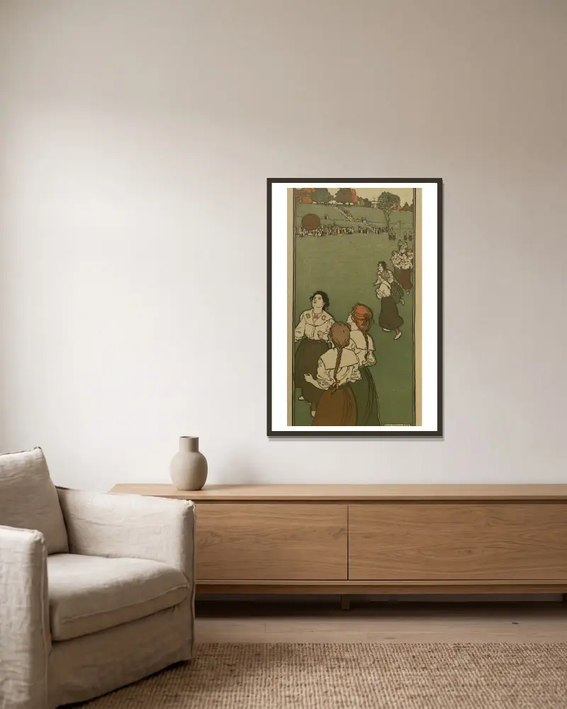 Únor, Jessie Willcox Smith v rámu na stěně
