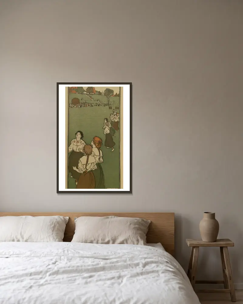Únor, Jessie Willcox Smith v rámu na stěně