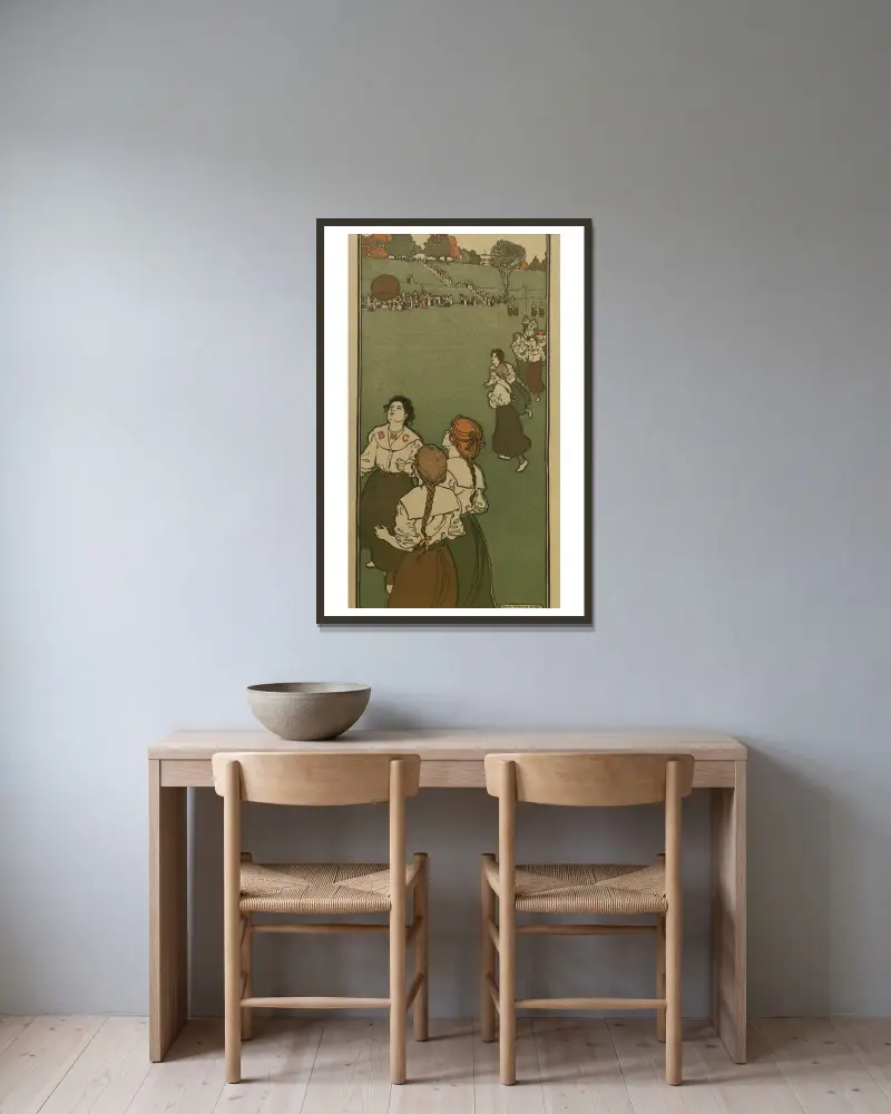 Únor, Jessie Willcox Smith v rámu na stěně