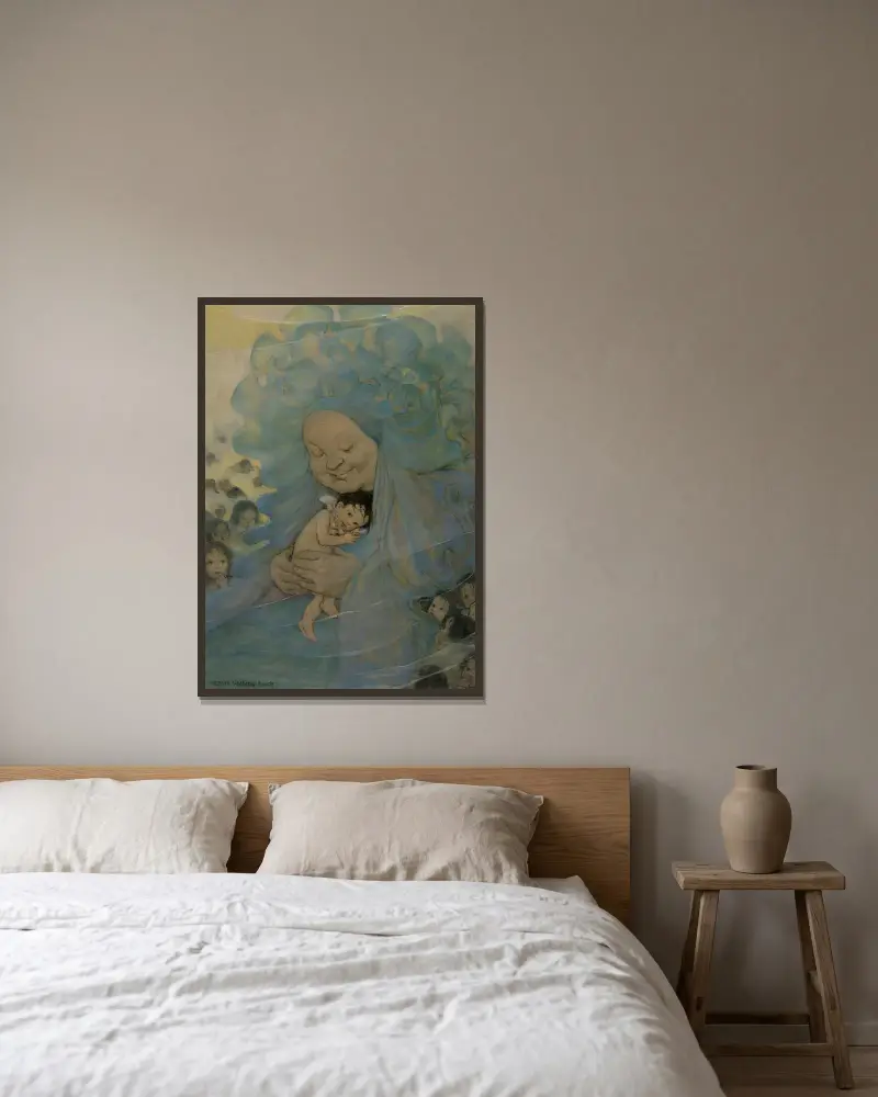 Pani Rób-Jak-Chcesz-By-Ci-Zrobiono, Jessie Willcox Smith w ramie na ścianie