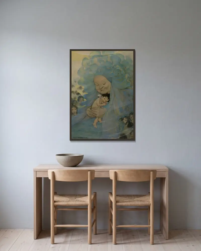 Pani Rób-Jak-Chcesz-By-Ci-Zrobiono, Jessie Willcox Smith w ramie na ścianie