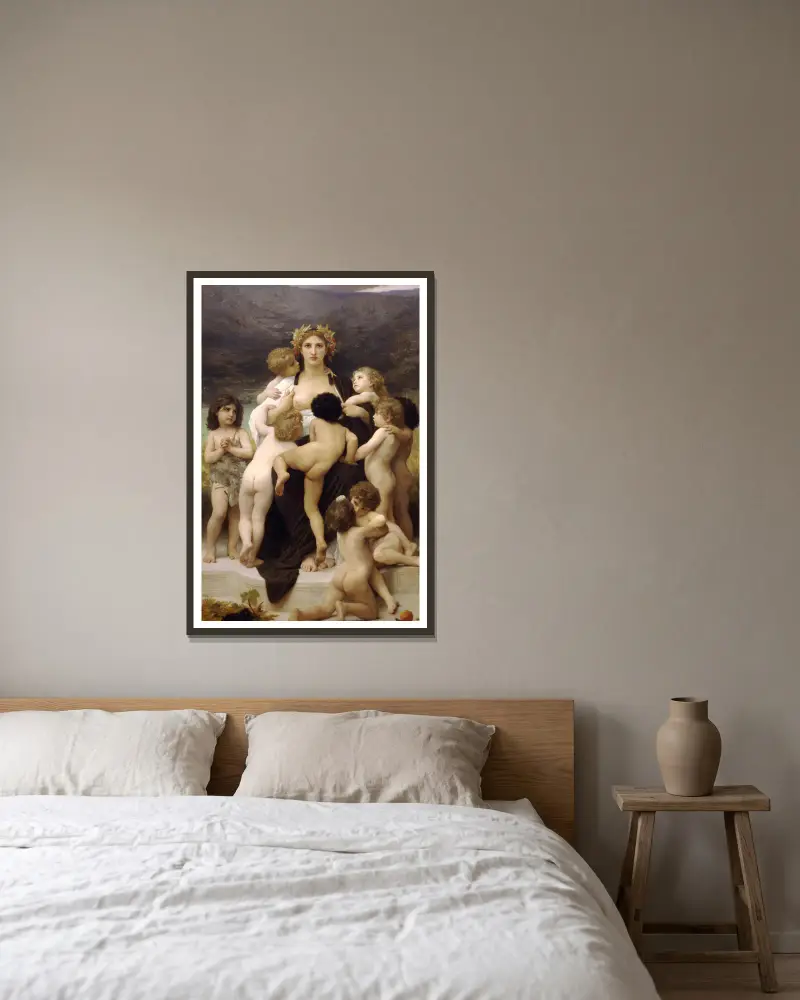 Alma Parens, William Bouguereau w ramie na ścianie