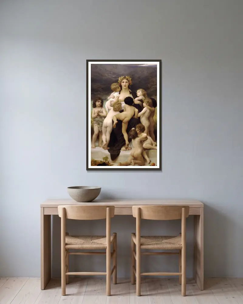 Alma Parens, William Bouguereau w ramie na ścianie