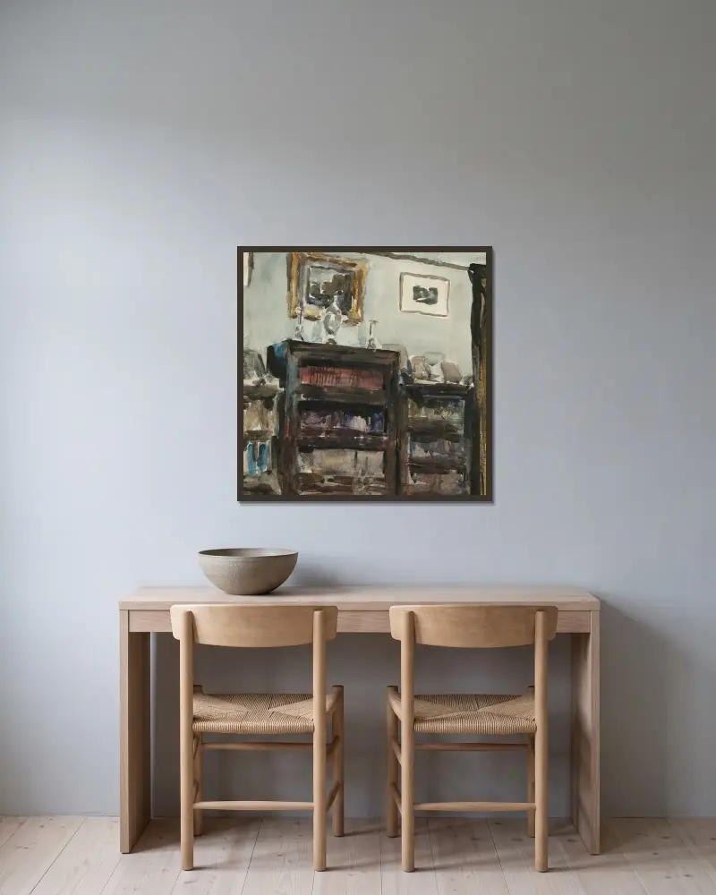 Interior at Windlestone – nr 1 av Sir William Eden inramad på en vägg