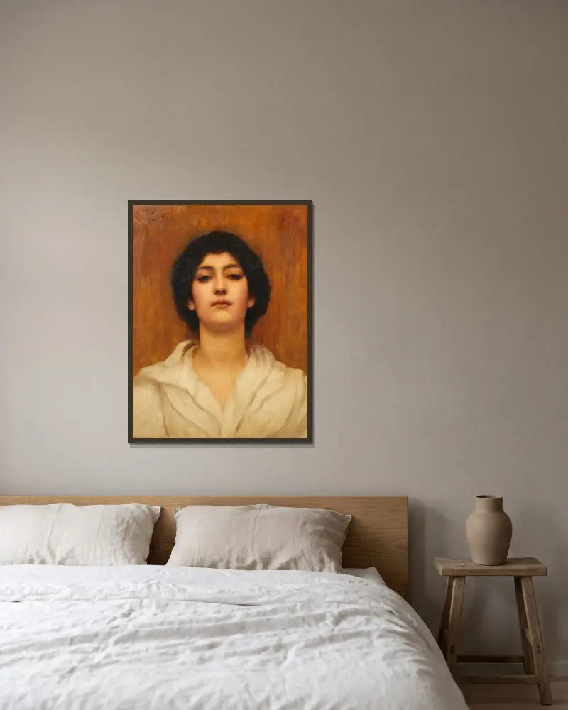 Kráska, John William Godward v rámu na stěně