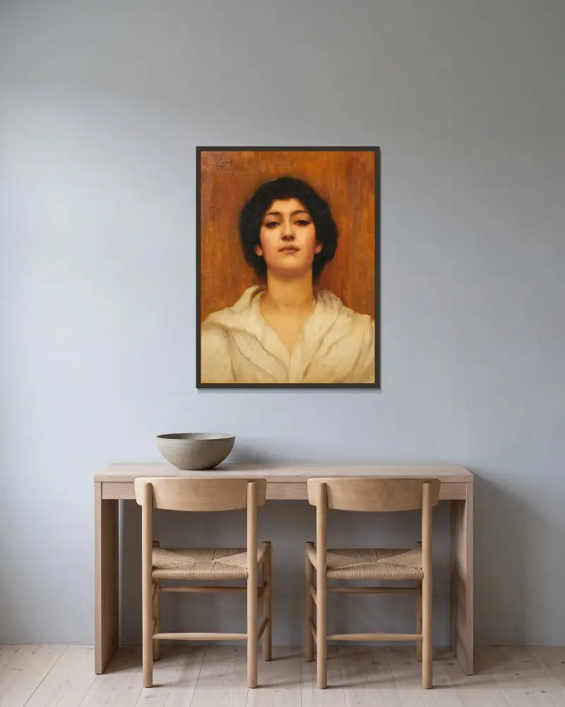 Kráska, John William Godward v rámu na stěně