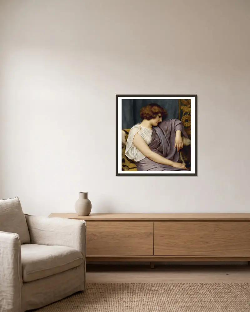 Briseis, John William Godward v rámu na stěně
