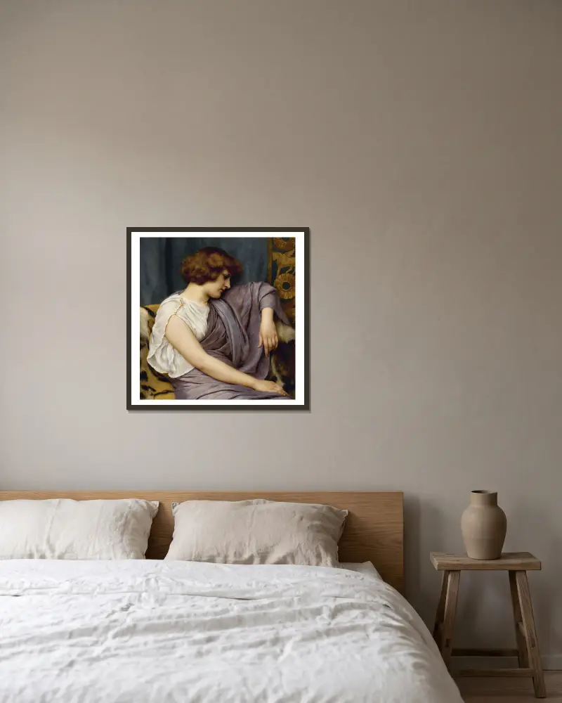 Briseis, John William Godward v rámu na stěně