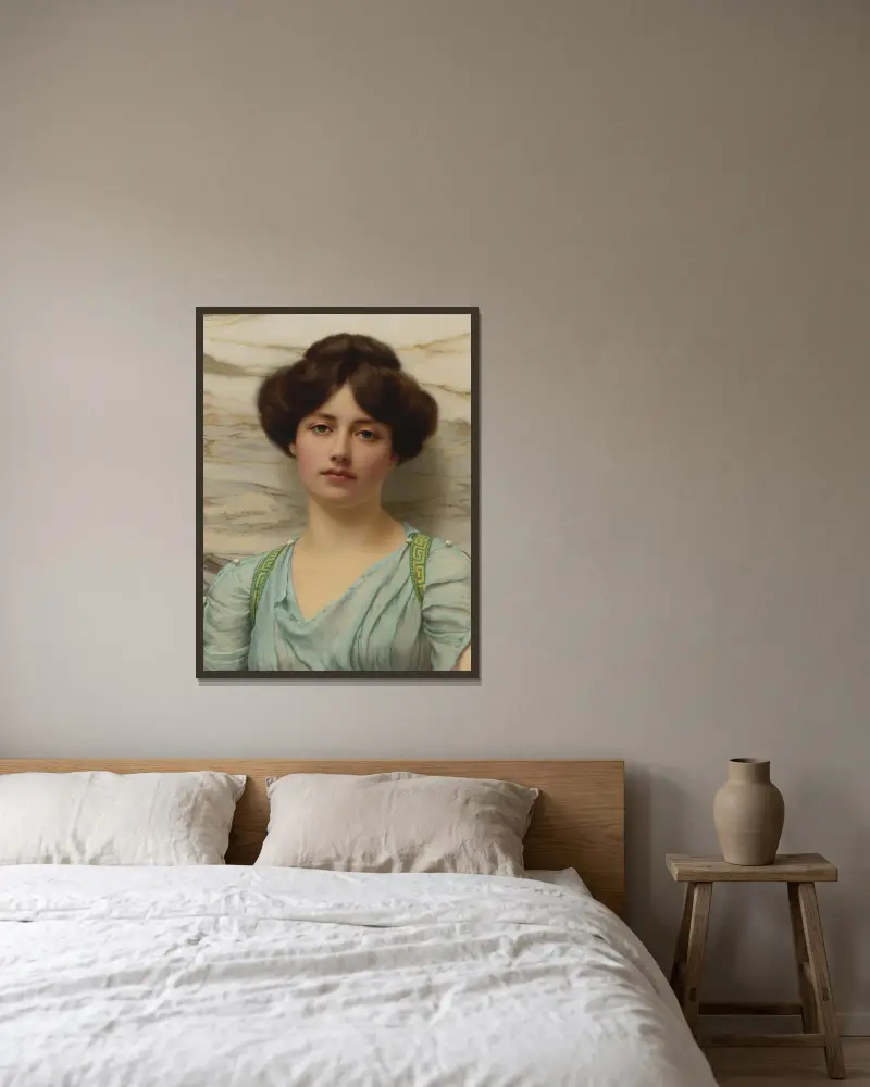 Carina, John William Godward w ramie na ścianie