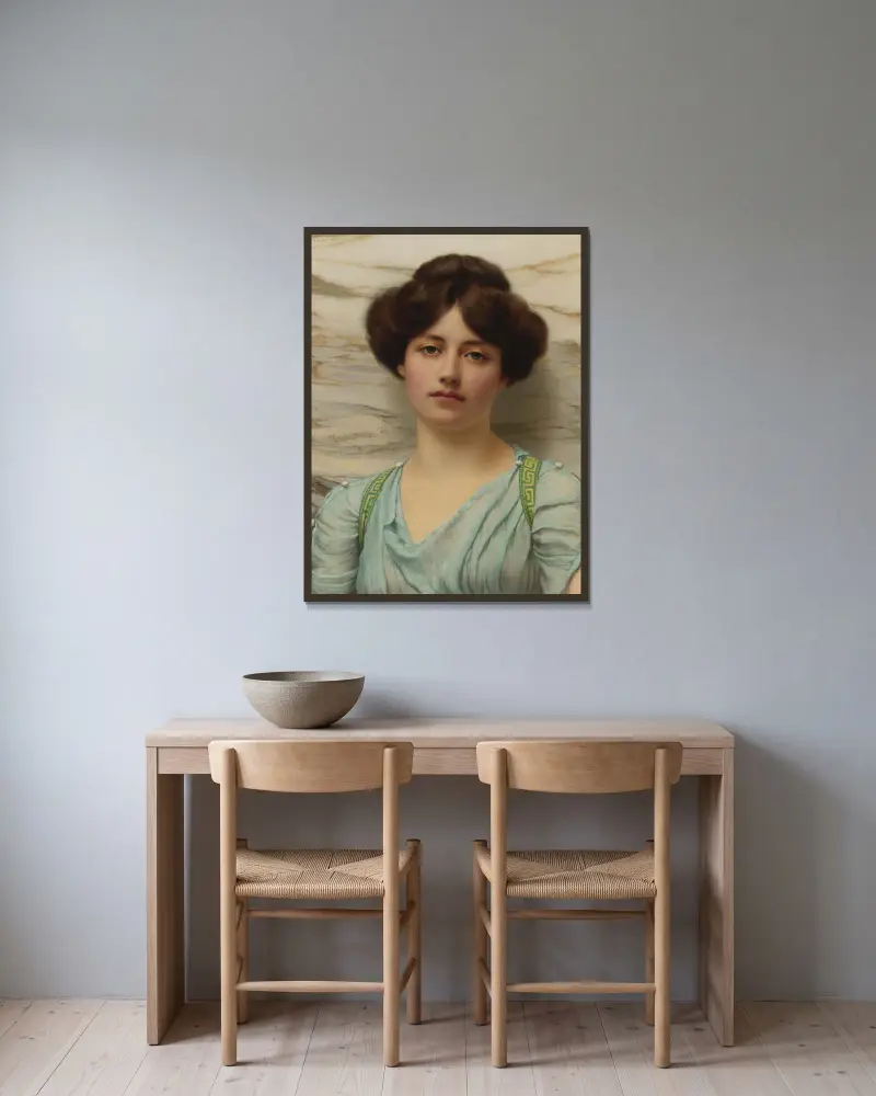 Carina, John William Godward w ramie na ścianie