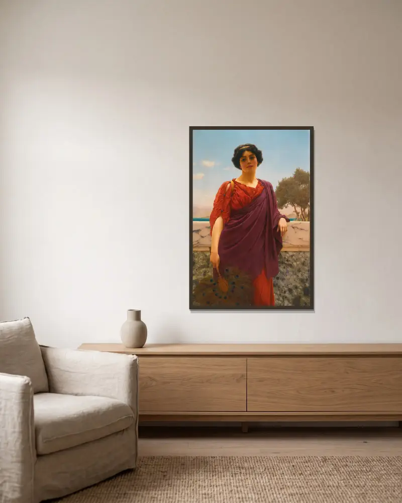 Rendez-Vous, John William Godward v rámu na stěně