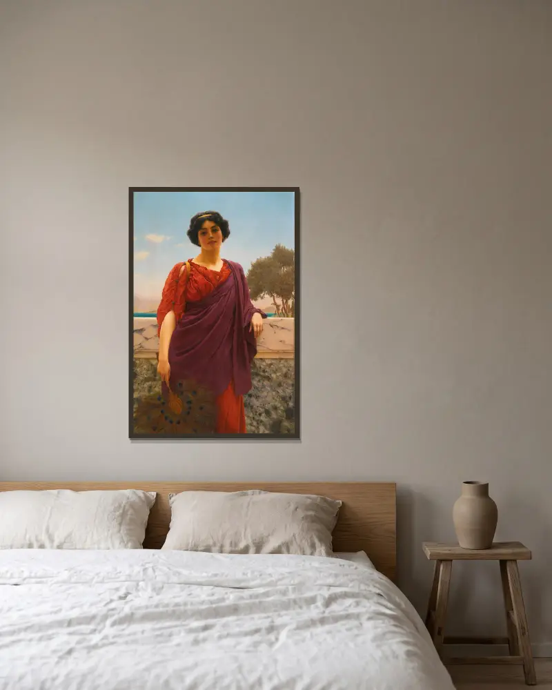 Rendez-Vous, John William Godward v rámu na stěně