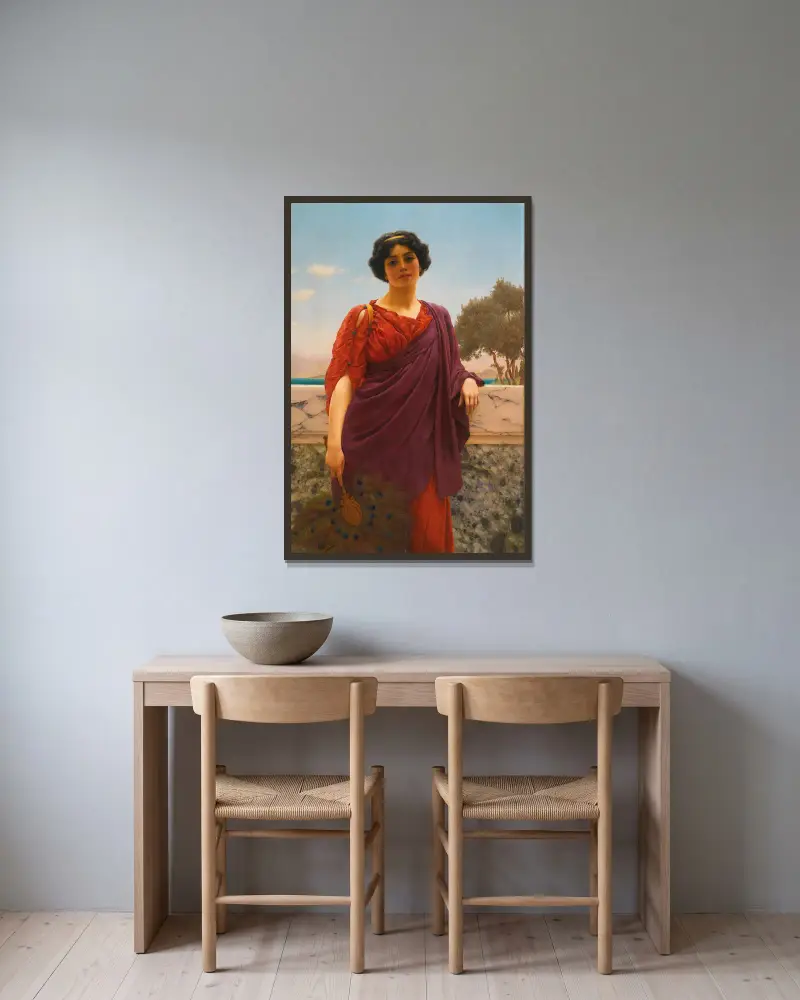 Rendez-Vous, John William Godward v rámu na stěně