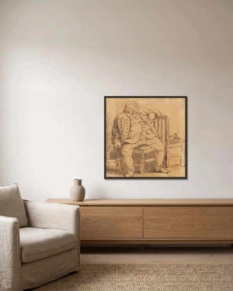 Benjamin Read von William Hogarth gerahmt an einer Wand