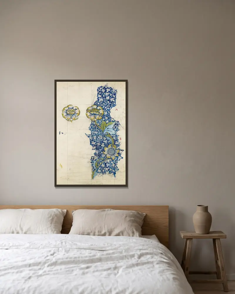 Kennet von William Morris gerahmt an einer Wand