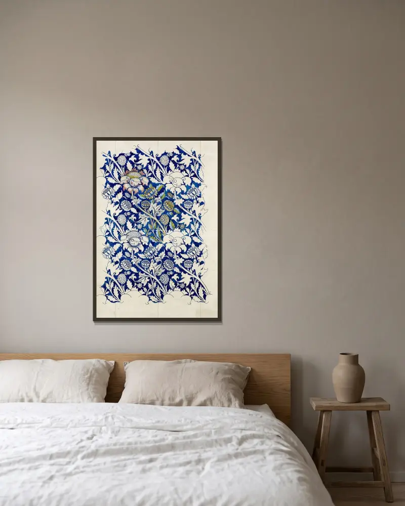 Wey, William Morris v rámu na stěně