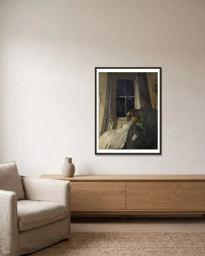 Noc (nr 2) – Nr. 1, William Orpen w ramie na ścianie