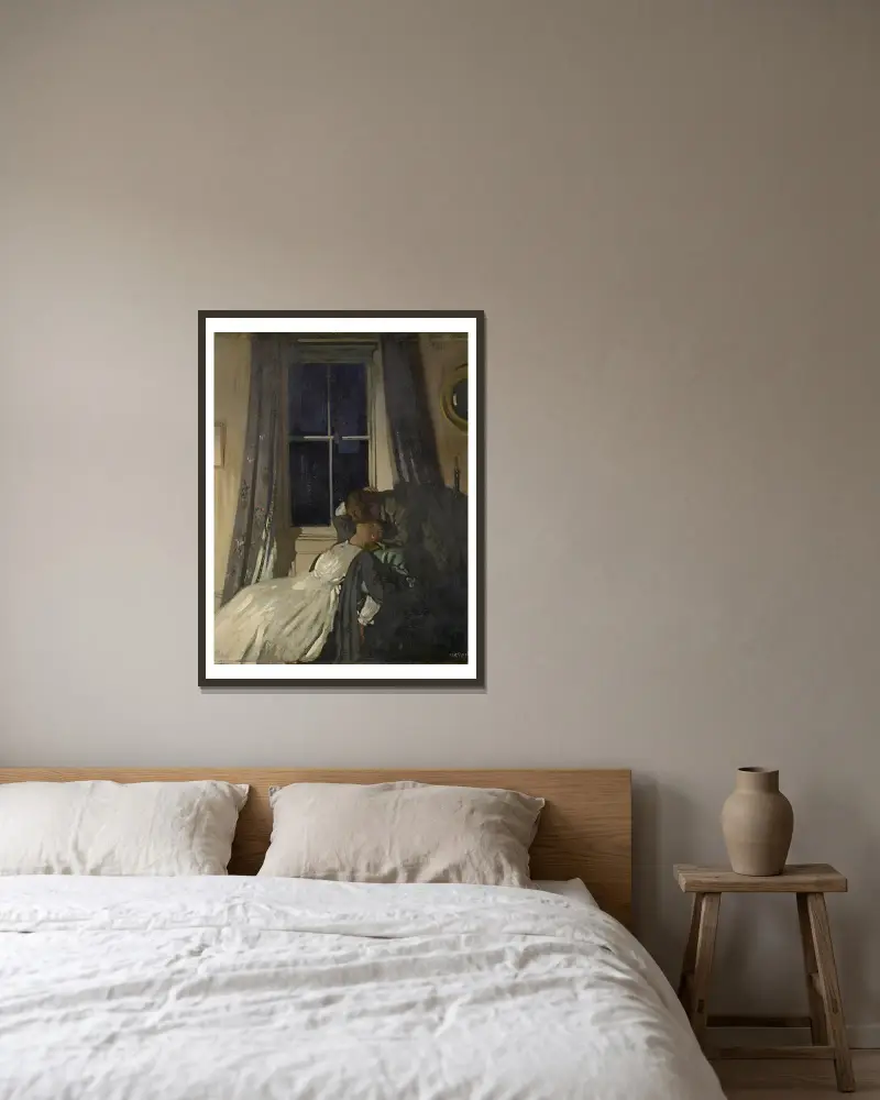 Noc (nr 2) – Nr. 1, William Orpen w ramie na ścianie