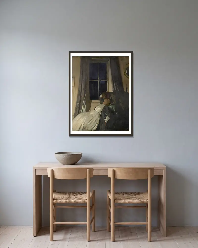 Noc (nr 2) – Nr. 1, William Orpen w ramie na ścianie