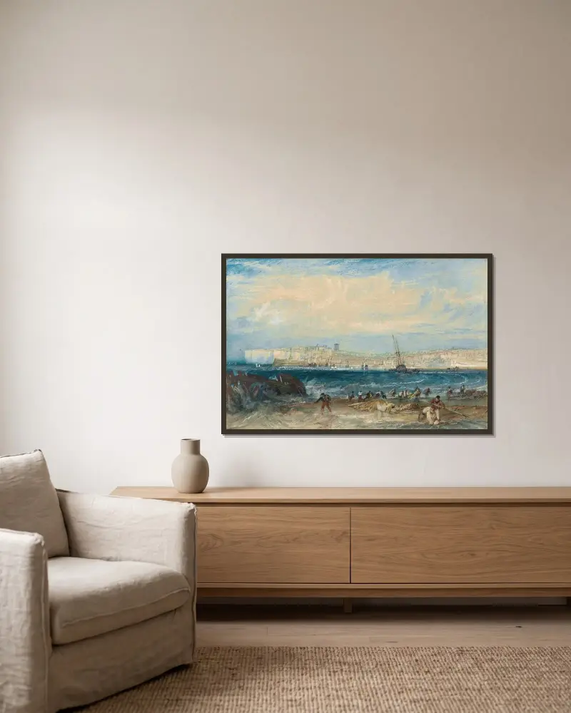 Margate, Joseph Mallord William Turner v rámu na stěně