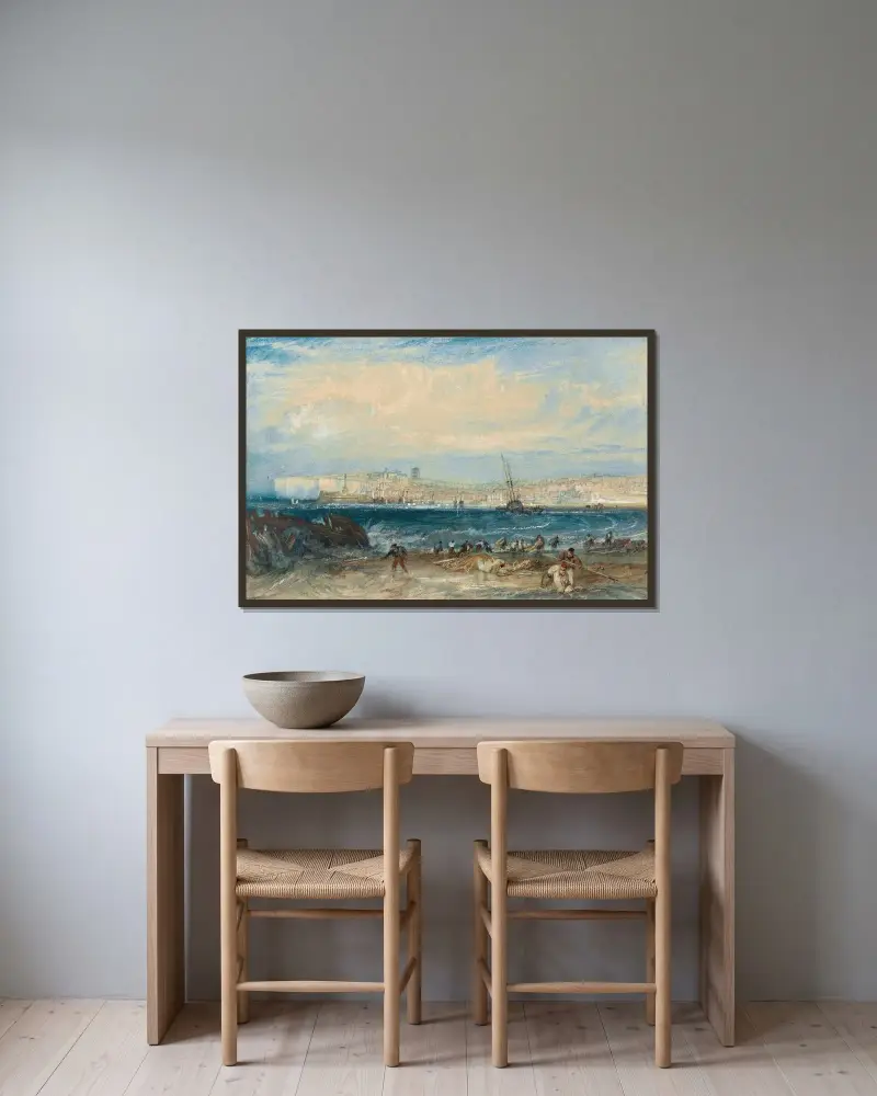 Margate, Joseph Mallord William Turner v rámu na stěně