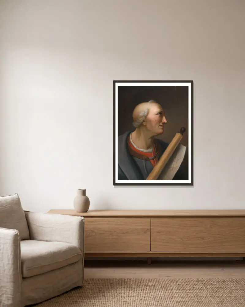 Amerigo Vespucci, Charles Willson Peale w ramie na ścianie