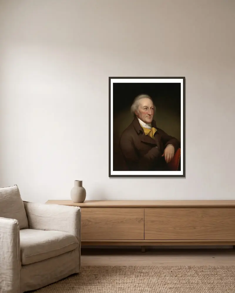George Clymer, Charles Willson Peale w ramie na ścianie