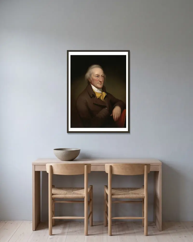 George Clymer, Charles Willson Peale w ramie na ścianie