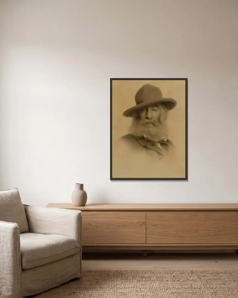 Walt Whitman, Thomas Wilmer Dewing v rámu na stěně