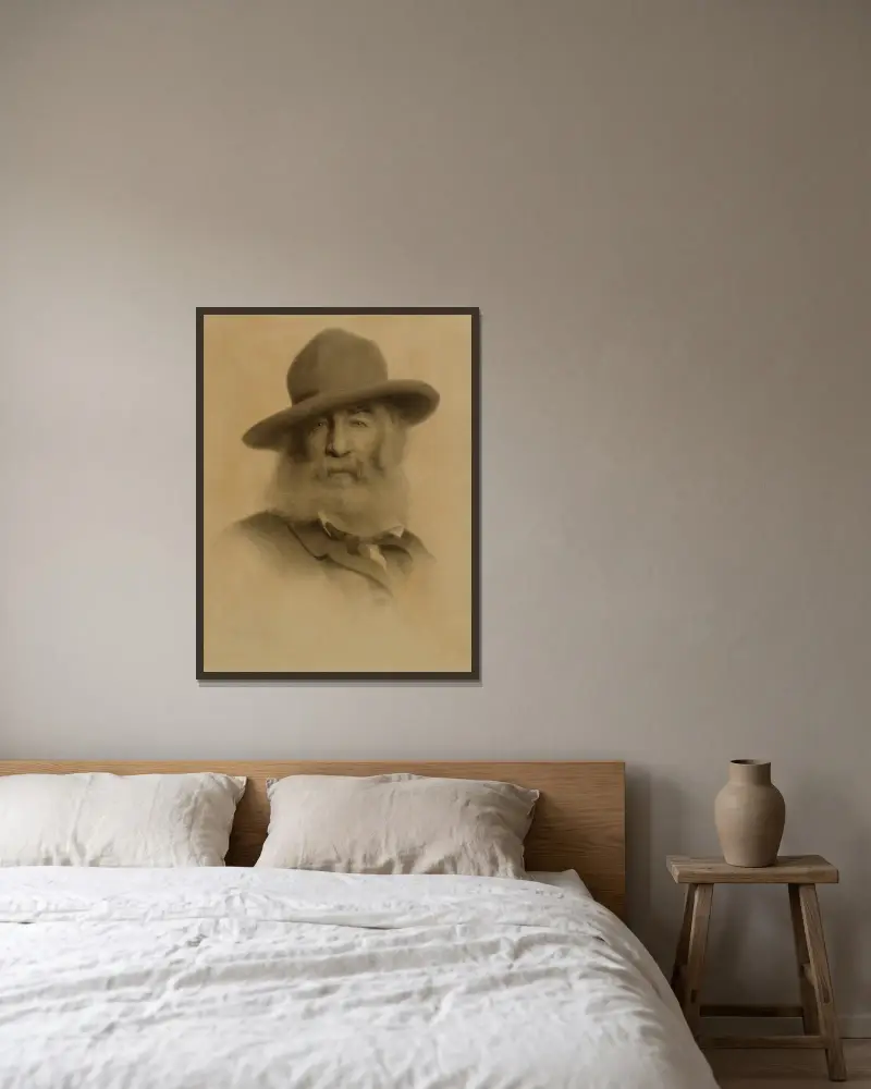 Walt Whitman, Thomas Wilmer Dewing v rámu na stěně