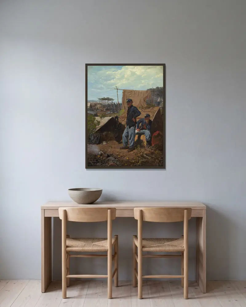 Hem, ljuva hem av Winslow Homer inramad på en vägg
