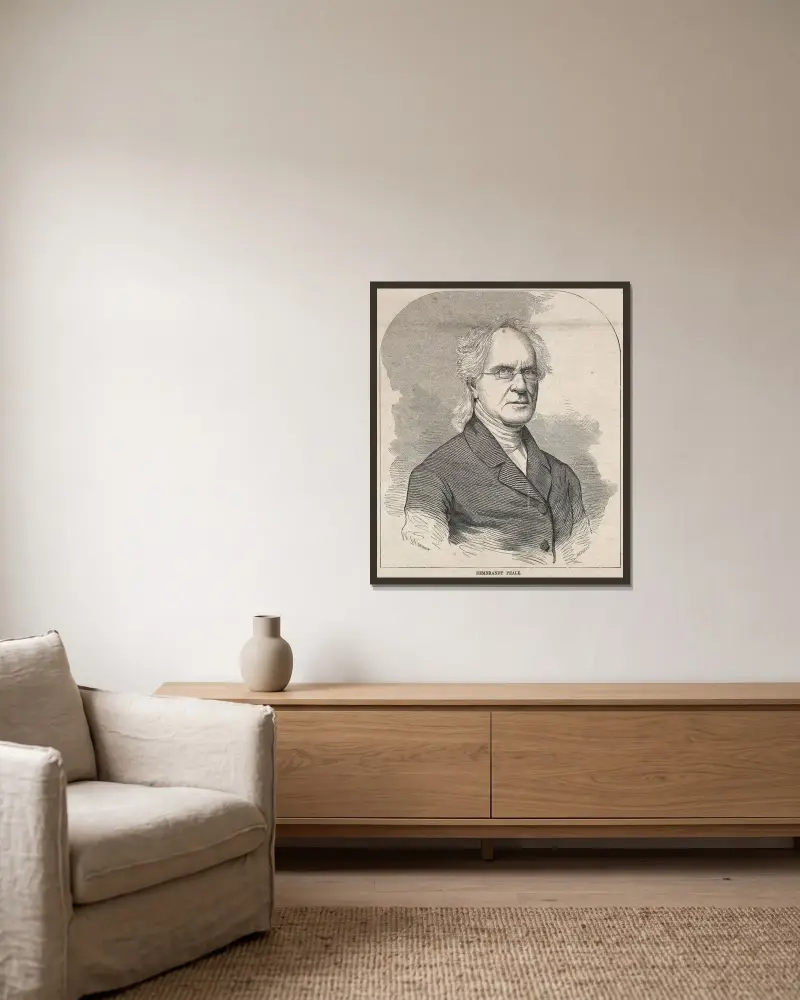 Rembrandt Peale von Winslow Homer gerahmt an einer Wand