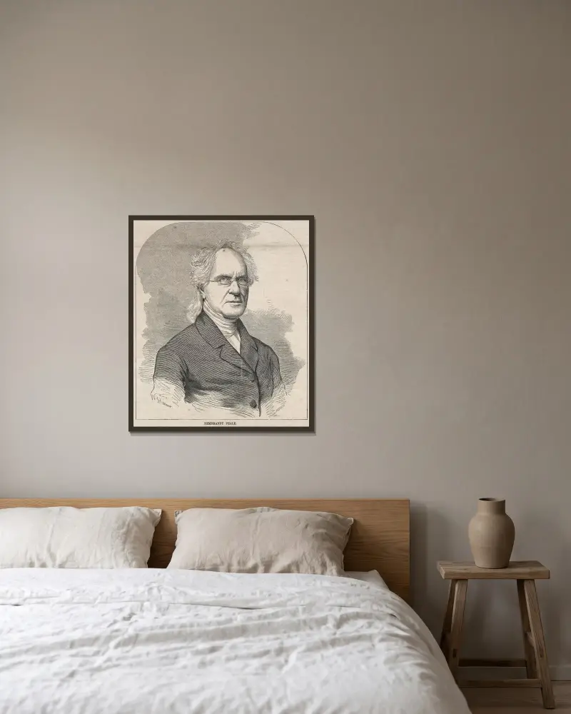Rembrandt Peale von Winslow Homer gerahmt an einer Wand
