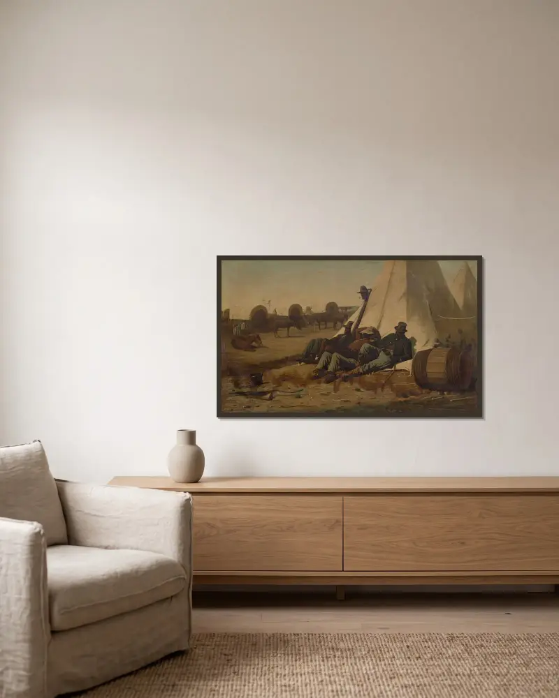 Jasna strona, Winslow Homer w ramie na ścianie