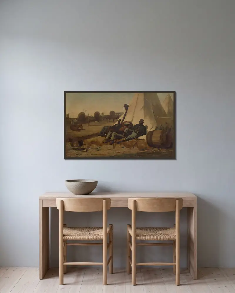 Jasna strona, Winslow Homer w ramie na ścianie